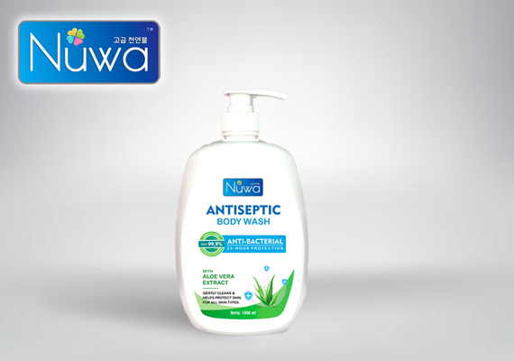 Antiseptic Body Wash With Aloe Vera Extract Provide 24-hour Anti-Bacterial Protection for All Skin Types